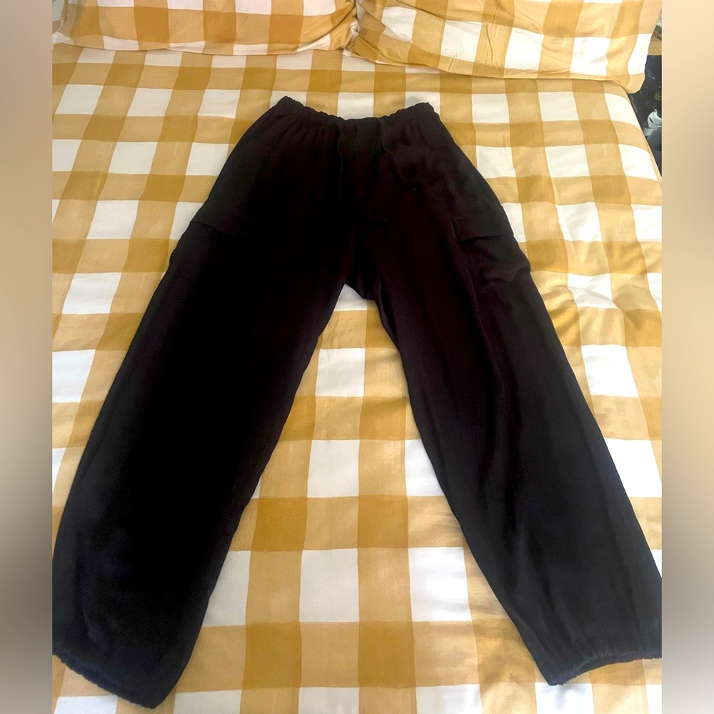 Vintage Victoria secret pink  satin cargo pant .